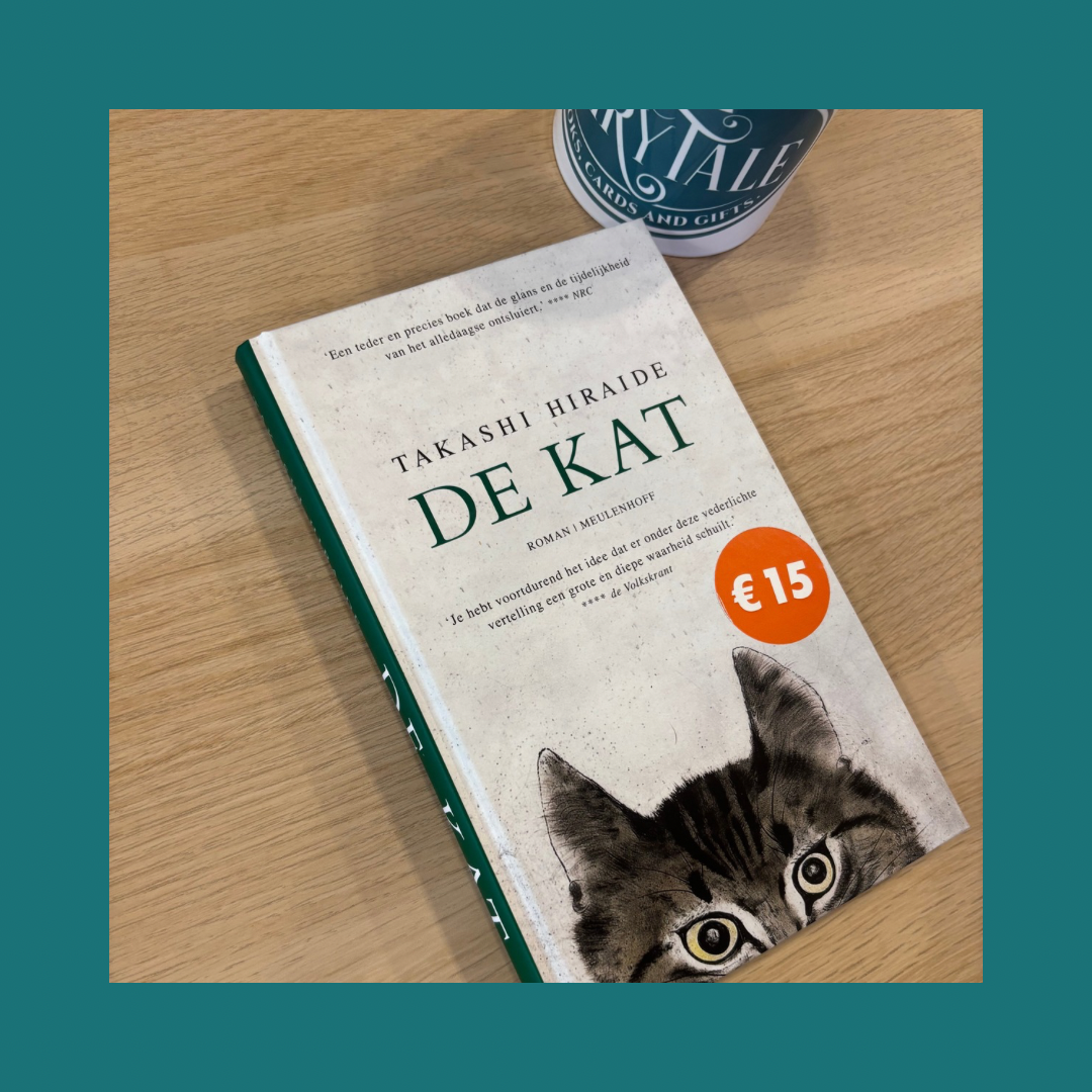 De Kat Takashi Hiraide bij FairyTale books cards and gifts