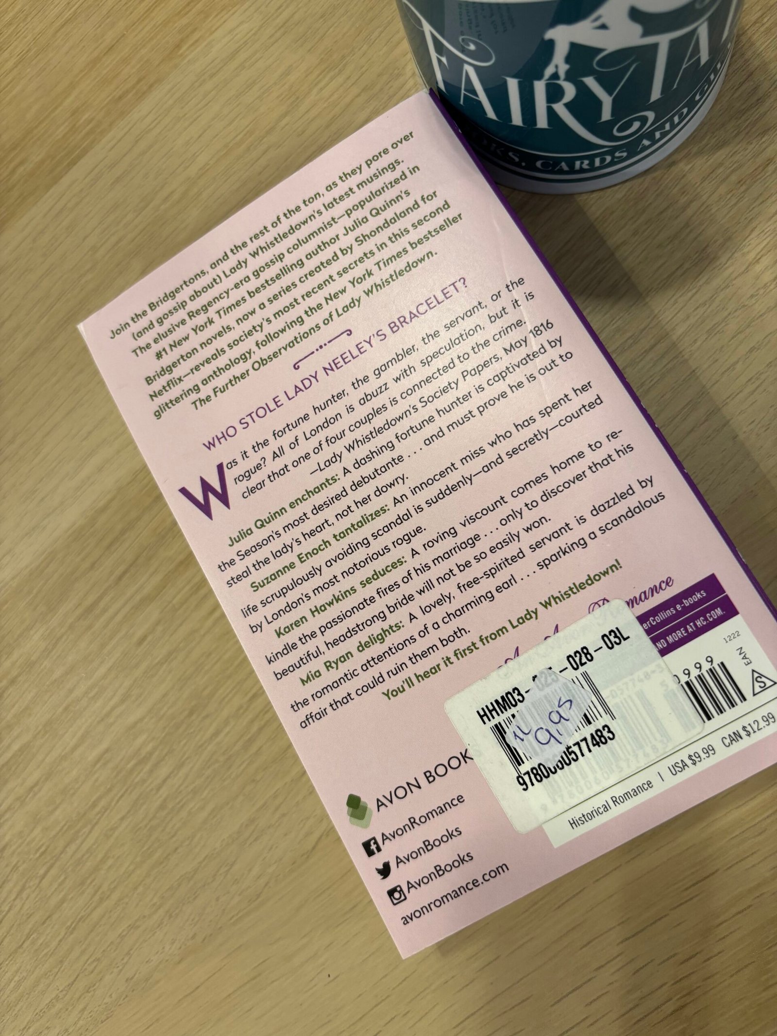 Lady Whistledown strikes back Julia Quinn Lady Whistledown strikes back Julia Quinn FairyTale books cards and gift