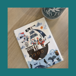 Piratenschip - KeK kaarten bij FairyTale books cards and gifts