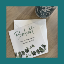 Bedankt - UIT HET HART Kaarten bij FairyTale books cards and gifts