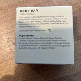 Body Bar Warm Vanilla - Shampoobars Bij FairyTale books cards and gifts